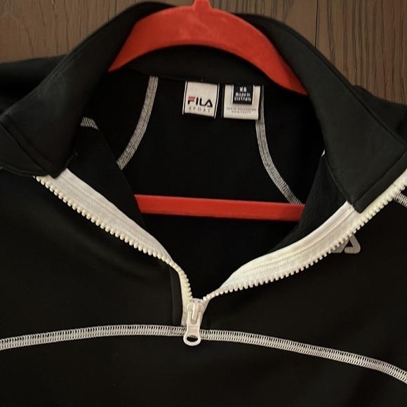 Fila black pullover sweatshirt. Size XS - Picture 6 of 10